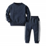 Trening pentru bebelusi - Dark blue (Marime Disponibila: 9-12 luni (Marimea 20