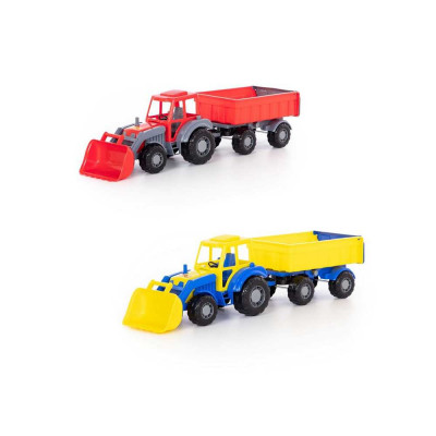 Tractor cu remorca si incarcator &amp;ndash; Altay, 67x17x18 cm, Polesie foto