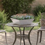 VidaXL Set de ghivece metalice Oțel inoxidabil Mare Inserții decorative