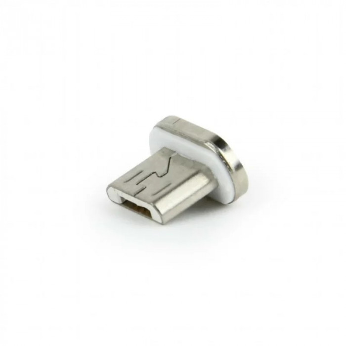 CAP MAGNETIC pt. cablu GEMBIRD USB 2.0 Micro-USB (T) alb CC-USB2-AMLM-mUM