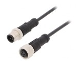 Cablu senzori automatizări M12-M12 1m