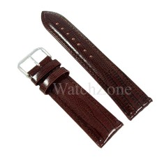 Curea Ceas Piele Maro Chocolate Imprimeu Sarpe 12mm - 24mm