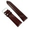 Curea Ceas Piele Maro Chocolate Imprimeu Sarpe 12mm - 24mm