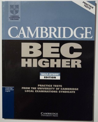 Cambridge BEC Higher. Practice Tests (Self-Study Edition) foto