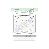 Set placute frana punte spate Mercedes Clasa C W202/W203, 192007, CLK, 192003, Clasa E, 192003, Clasa S C140, 191999, SLK R171, SL R129, Icer Spania