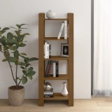 Cumpara ieftin Bibliotecă/Separator cameră, maro miere, 60x35x160 cm lemn
