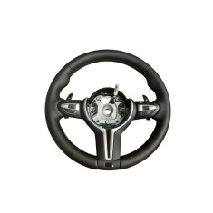 Volan sport piele compatibil cu modelele BMW Seria 1 E87 Seria 3 E90, E91, E92, E93 X1 E84 X5 E70, E53 X6 E71 Z4 E89 Cod: OCH-12