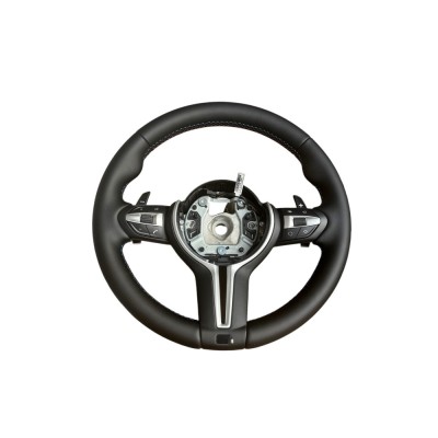 Volan sport piele compatibil cu modelele BMW Seria 1 E87 Seria 3 E90, E91, E92, E93 X1 E84 X5 E70, E53 X6 E71 Z4 E89 Cod: OCH-12 foto