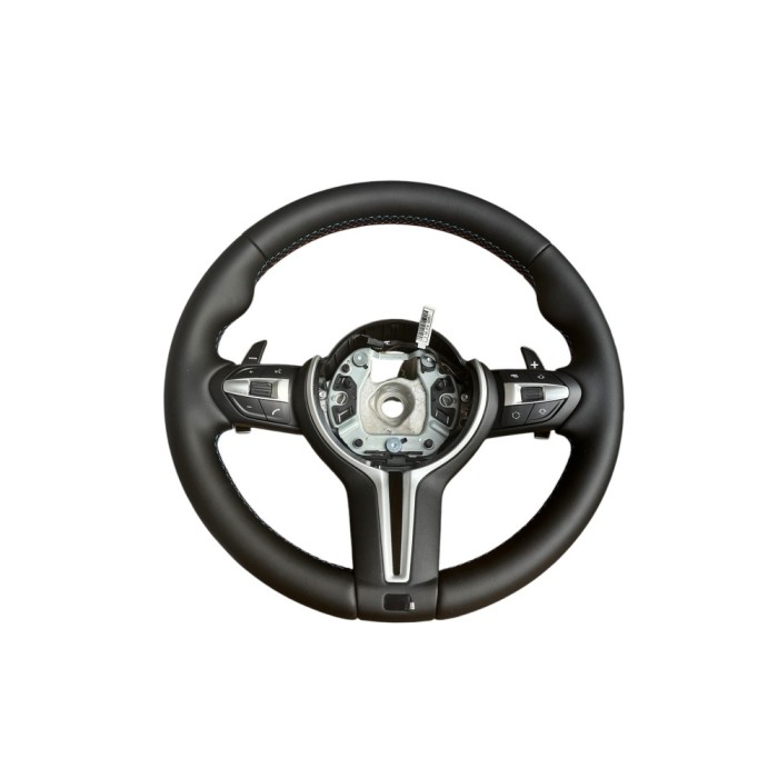 Volan sport piele compatibil cu modelele BMW Seria 1 E87 Seria 3 E90, E91, E92, E93 X1 E84 X5 E70, E53 X6 E71 Z4 E89 Cod: OCH-12