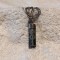 unic MEDALION argint SCULPTAT manual cu PERSONAJE EGIPTENE superb pe Lant argint