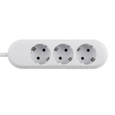 PRELUNGITOR Bachmann, Schuko x 3, conectare prin Schuko (T), cablu 3 m, fara protectie, alb, &quot;BM-387.271R&quot; (timbru verde 0.18 lei)