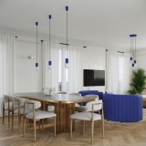 Lampă Suspendată Halo 1 Ultramarin