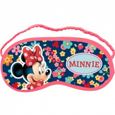 Masca de protectie pentru somn Minnie Mouse, roz foto