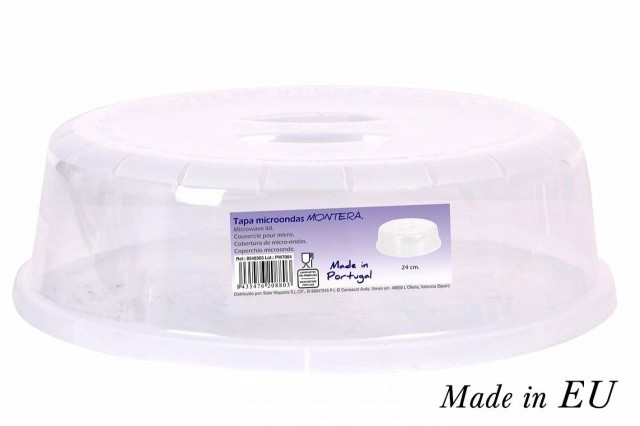 Capac plastic transparent, 24 cm, pentru microunde