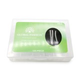 Set de 2 unități: Set extensie, tipsuri reutilizabile, stilleto, 120 buc, Nr. 02