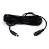 Cablu prelungitor 2x0.5mm2 DC 5.5/2.1 mufa - DC 5.5/2.1 soclu 5m 3A drept negru POS POSDC-Y-PS21-5.0