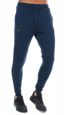 Pantaloni barbati Under Armour Rival Fleece Jogger Albastru M foto