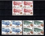 Spania 1980 - Transport public, bloc de 4, MNH, Nestampilat