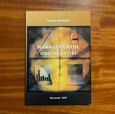 Camelia Camasoiu - Managementul Organizatiei (Ca noua!) foto