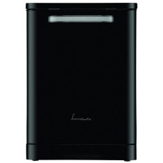 Masina de spalat vase Fram FDW-VRR606BKE++, 12 seturi, 6 programe, Clasa E, Display LED, Pornire intarziata, Aquastop, 60 cm, Negru