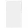 VidaXL Jaluzea cu role opace alb 130x210 cm lățime material 126,6 cm 4011966