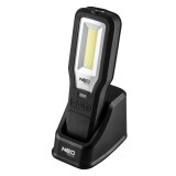 Lampa de lucru COB LED 550 lm cu baza de incarcare si acumulator