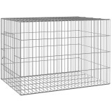 Cumpara ieftin Cusca pentru iepuri, 78x54x54 cm, fier galvanizat
