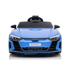 Masinuta electrica pentru copii audi rs e-tron gt card usbtf mp3 35w 3-5 kmh 12v 103-58-41 cm albastru