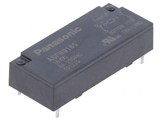 Releu Miniatură 16VDC 6A 4A/250VAC 4A/30VDC