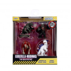 JADA GODZILLA SET 4 FIGURINE METALICE 6.5CM SuperHeroes ToysZone