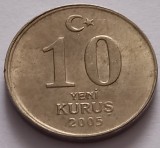 Turcia , 10 Kurus 2005