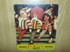 Supliment Almanah Femeia anul 1977 foto