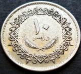 Cumpara ieftin Moneda exotica 10 DIRHAM - LIBIA, anul 1975 * cod 1179, Africa