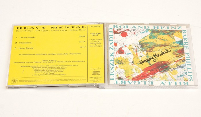 Heinz, Phillips, Elgart, Zadlo &ndash; Heavy Mental - CD audio original NOU