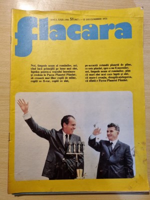 flacara 15 decembrie 1973-vizita lui ceausescu in SUA,cenaclul flacara foto