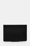 AllSaints portofel de piele DOVE barbati, culoarea negru, M166XB