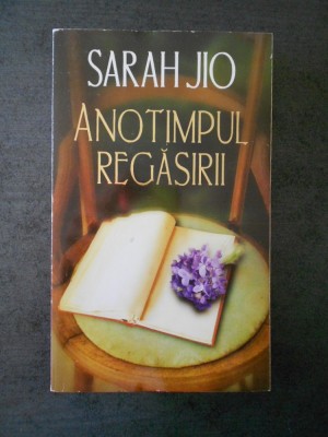 SARAH JIO - ANOTIMPUL REGASIRII foto