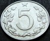 Moneda 5 HALERU - RS CEHOSLOVACIA, anul 1972 * cod 4068 = A.UNC, Europa, Aluminiu