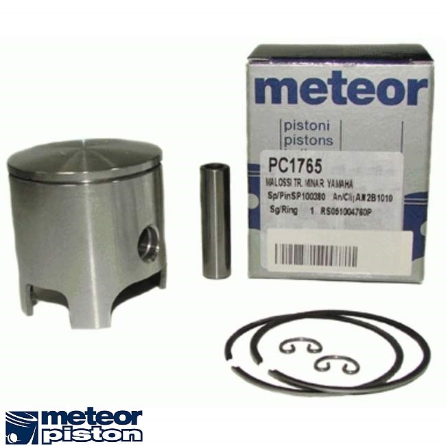 Piston Aprilia Rally - Scarabeo - SR - Malaguti F10 - F12 - F15 - MBK Nitro - Yamaha Aerox 2T 80cc D47.55 bolt 10 (Malossi MHR + Polini)