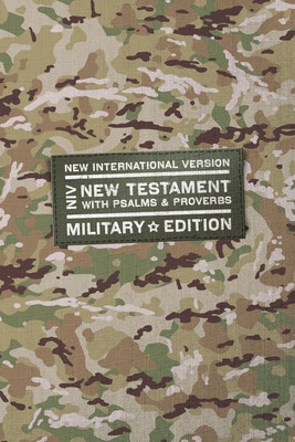 Niv, New Testament with Psalms and Proverbs, Military Edition, Compact, Paperback, Military Camo, Comfort Print foto
