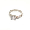 Inel din argint rodiat cu cristal zirconia Fantastic Love, SaraTremo