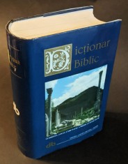 ✝ 1996 DICTIONAR BIBLIC (enciclopedic) 1372 pag ilustrat HARTI si FIGURI in text Ed. CARTEA CRESTINA Religie Istorie Geografie Genealogie Stare F Buna