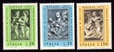 Italia 1973 - Crăciun, sculpturi, serie neuzata