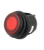 Intrerupator ROCKER DPST Poz 2 OFF-ON cu retinere 20A/12VDC LED rosu