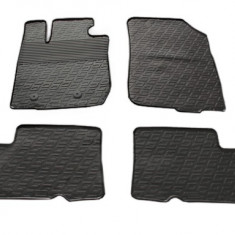 Set covorase auto din cauciuc Dacia Duster 4x4 2010-2015, Negru, Gledring, 4 buc.