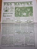 ziarul pronatura aprilie 1990 - miscarea ecologista din bucovina