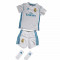 adidas Baieti Real Madrid Mini Kit Alb Albastru