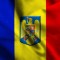 Steagul, drapelul Romaniei, cu stema
