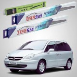 Cumpara ieftin Ștergătoare Citro&euml;n C8 EA/EB Monovolum 2005-2010 | Set Față+Spate Hibrid &ndash; TeamCar&reg;