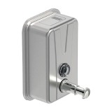 Dozator Inox Sapun Lichid Dezinfectant 500 ML cu Vizor si Pompa Inox